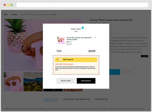 Upsell on Mini-cart Widget
