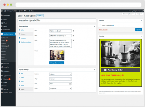 Upsell Image Grayscale