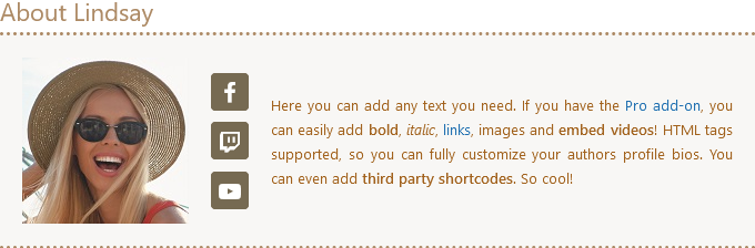 Slim layout with dotted borders